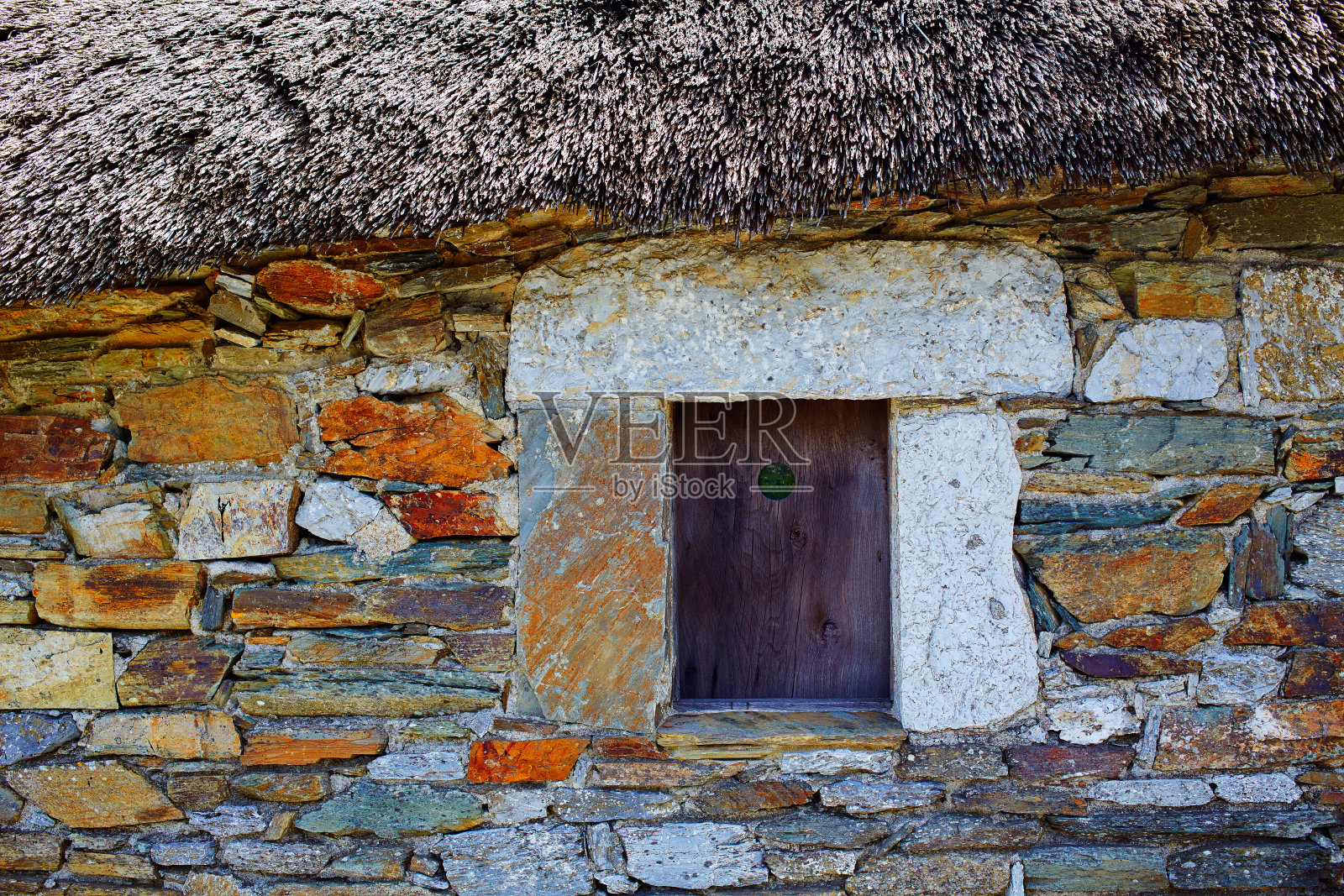 在加利西亚的圣詹姆斯大道。卡米诺·德·圣地亚哥照片摄影图片
