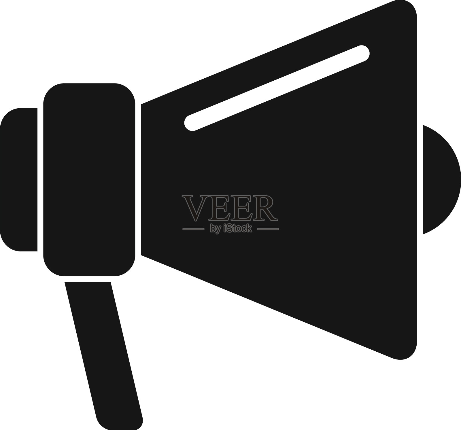 评论扩音器图标简单的客户图标素材