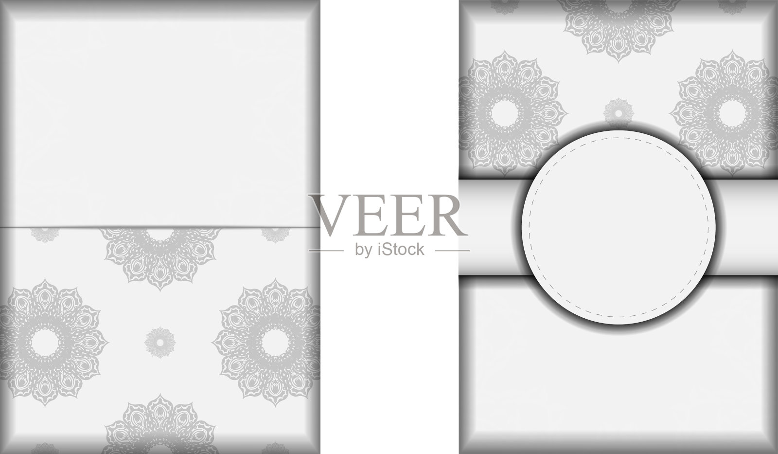 为您打印设计明信片模板插画图片素材