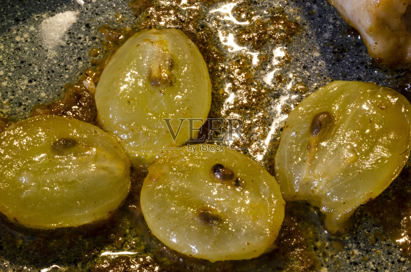 帕尔马干酪炒葡萄照片摄影图片