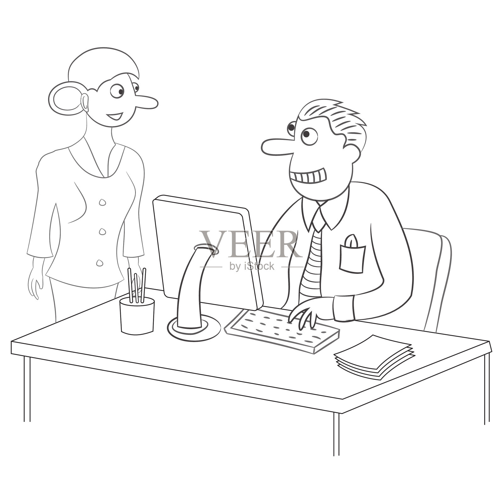 漫画卡通设计元素图片