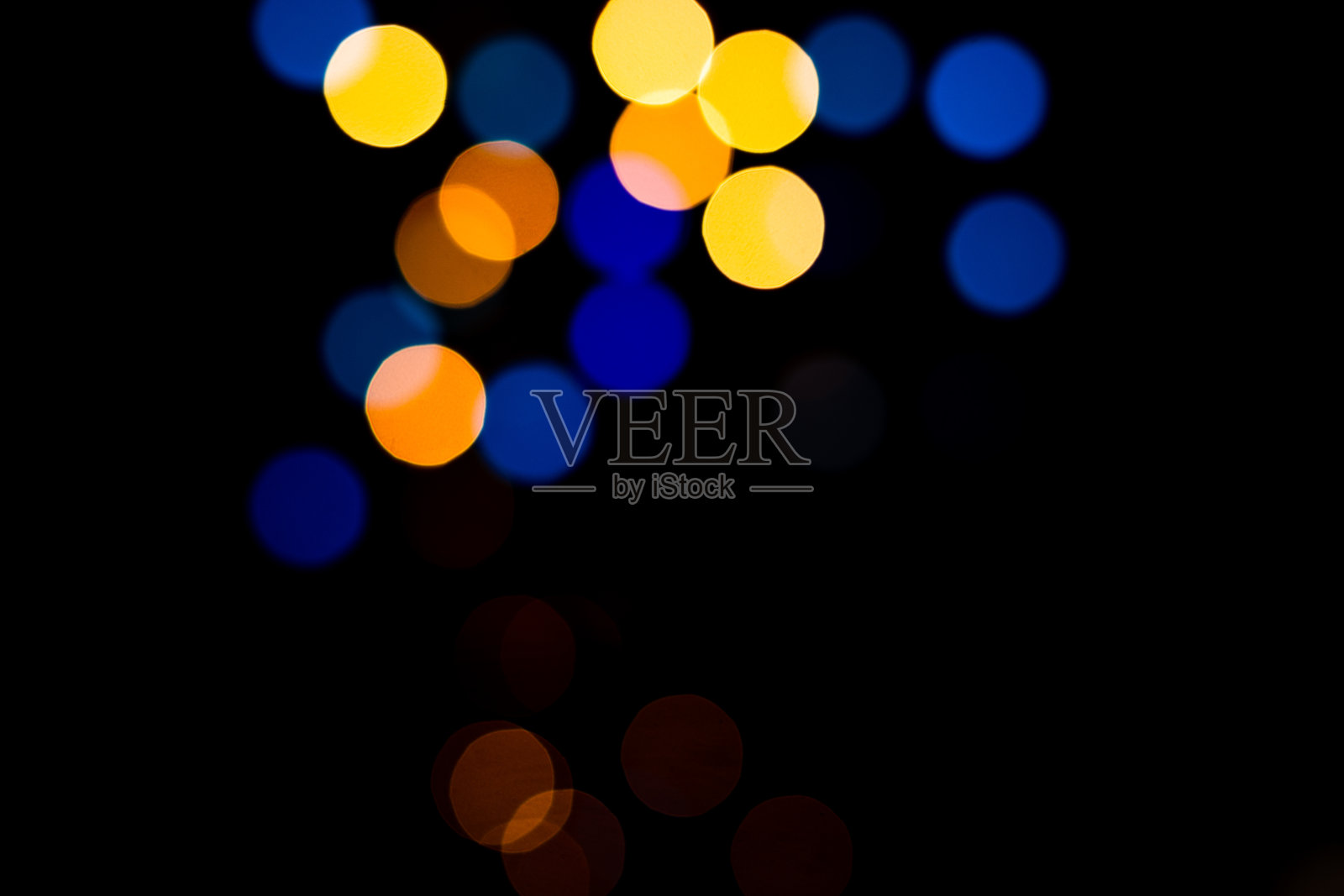 散景背景灯，适用于所有节日庆典，并有复制空间照片摄影图片