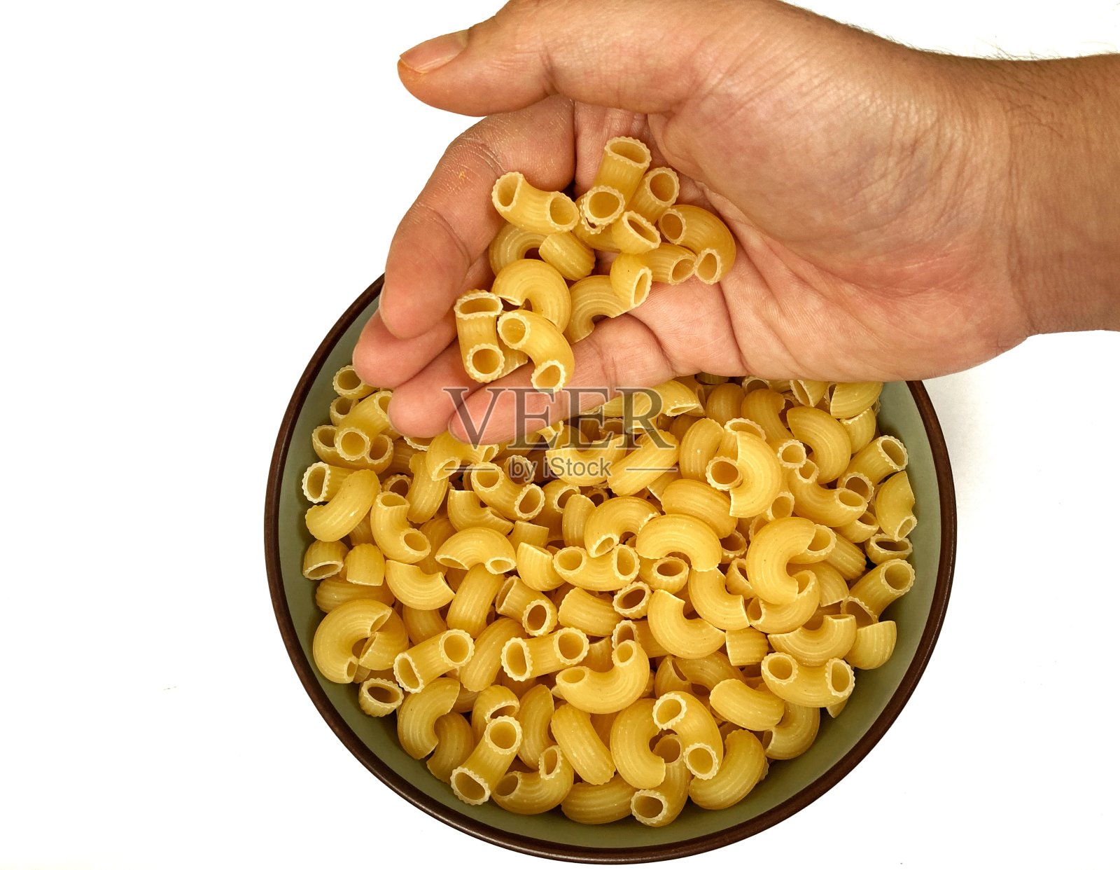 通心粉在碗里照片摄影图片