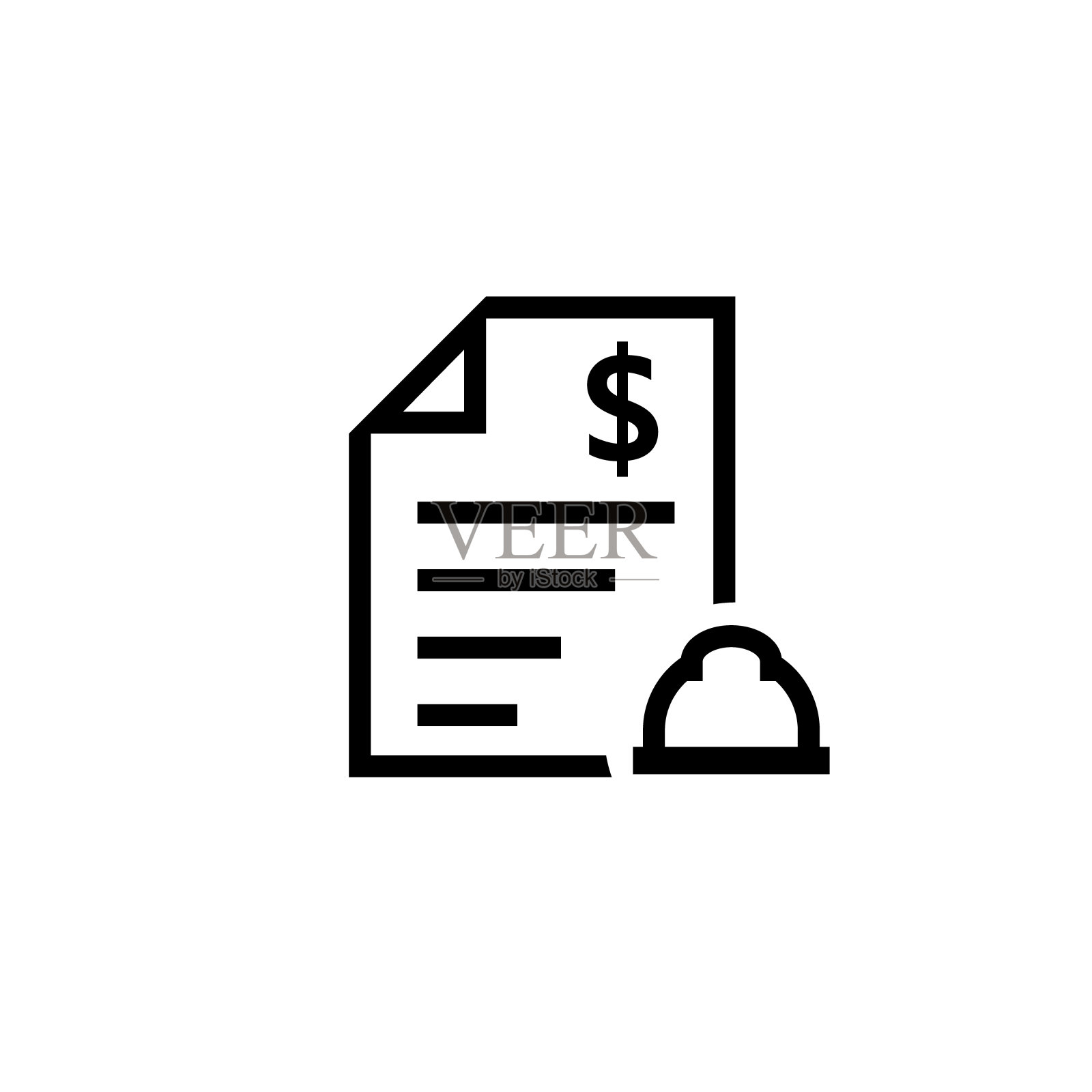 工作成本图标插画图片素材