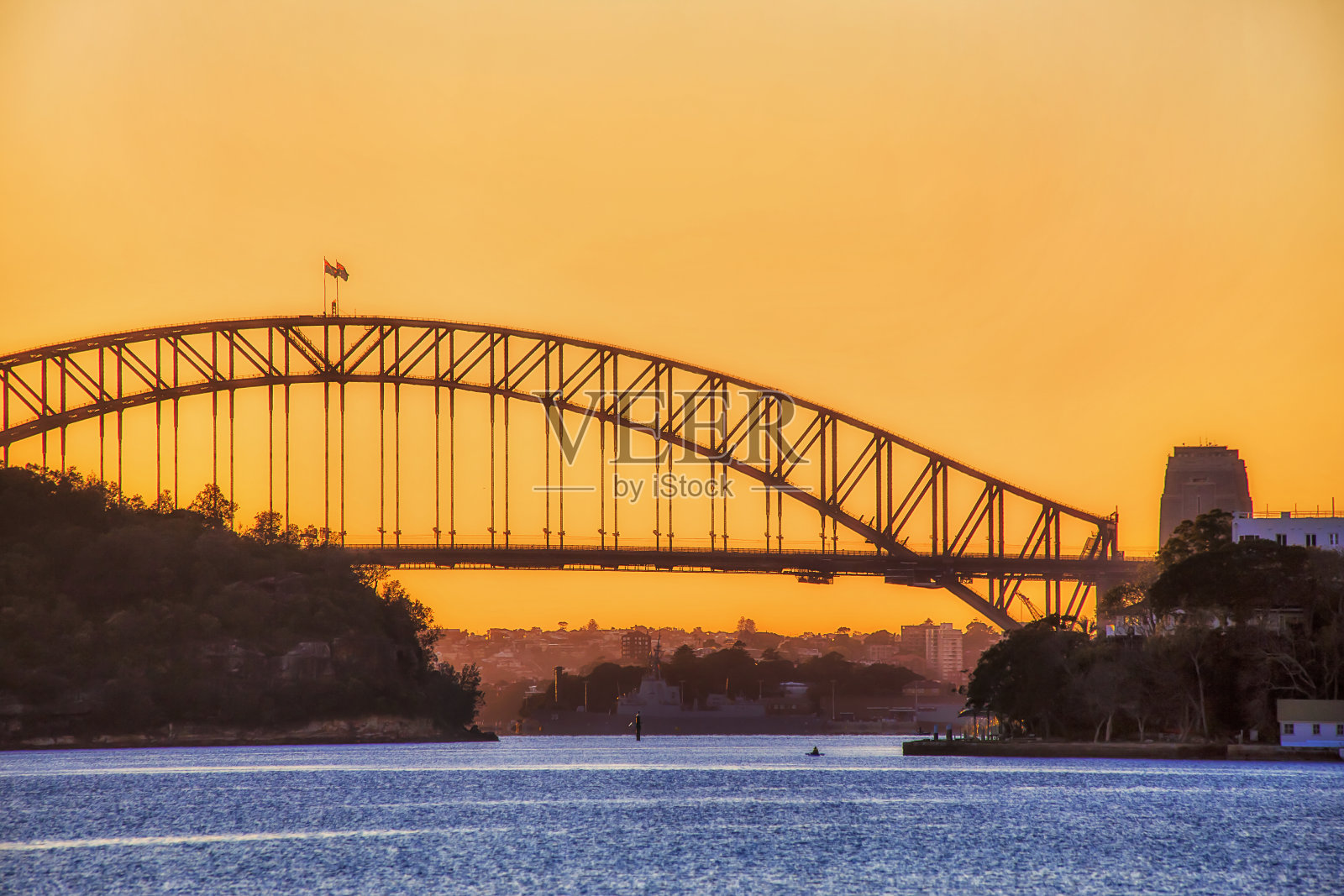 西德伍尔维奇桥黄色电视照片摄影图片