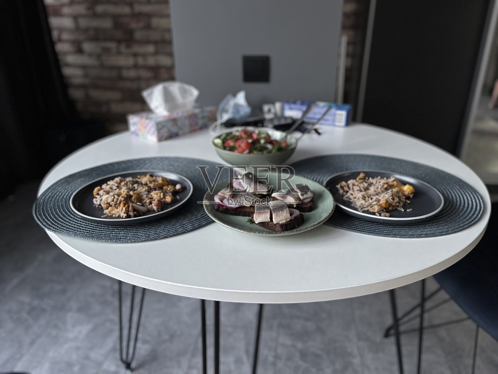 意大利烩饭海产品照片摄影图片