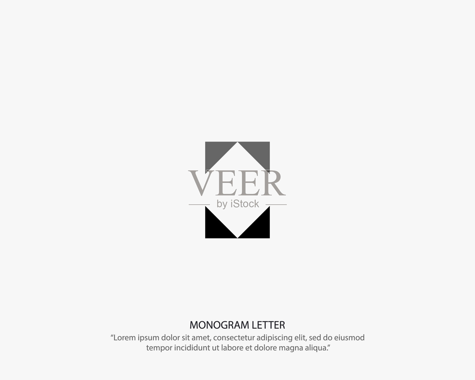 字母O标志设计。字母O徽。插画图片素材