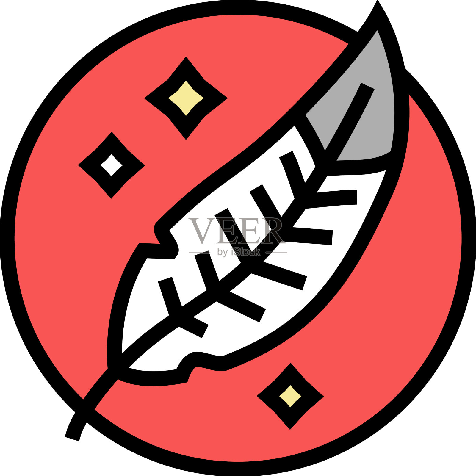 精致水洗色图标图标素材