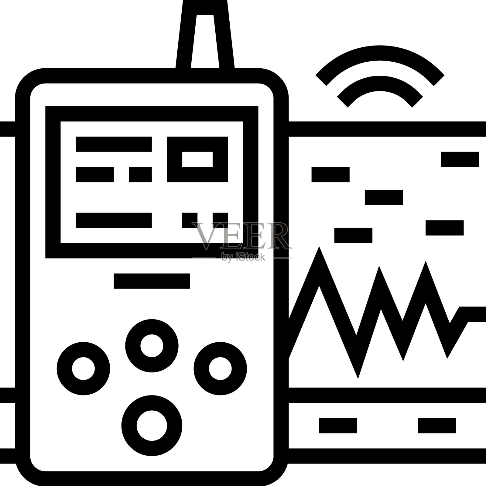 振动评估线图标图标素材