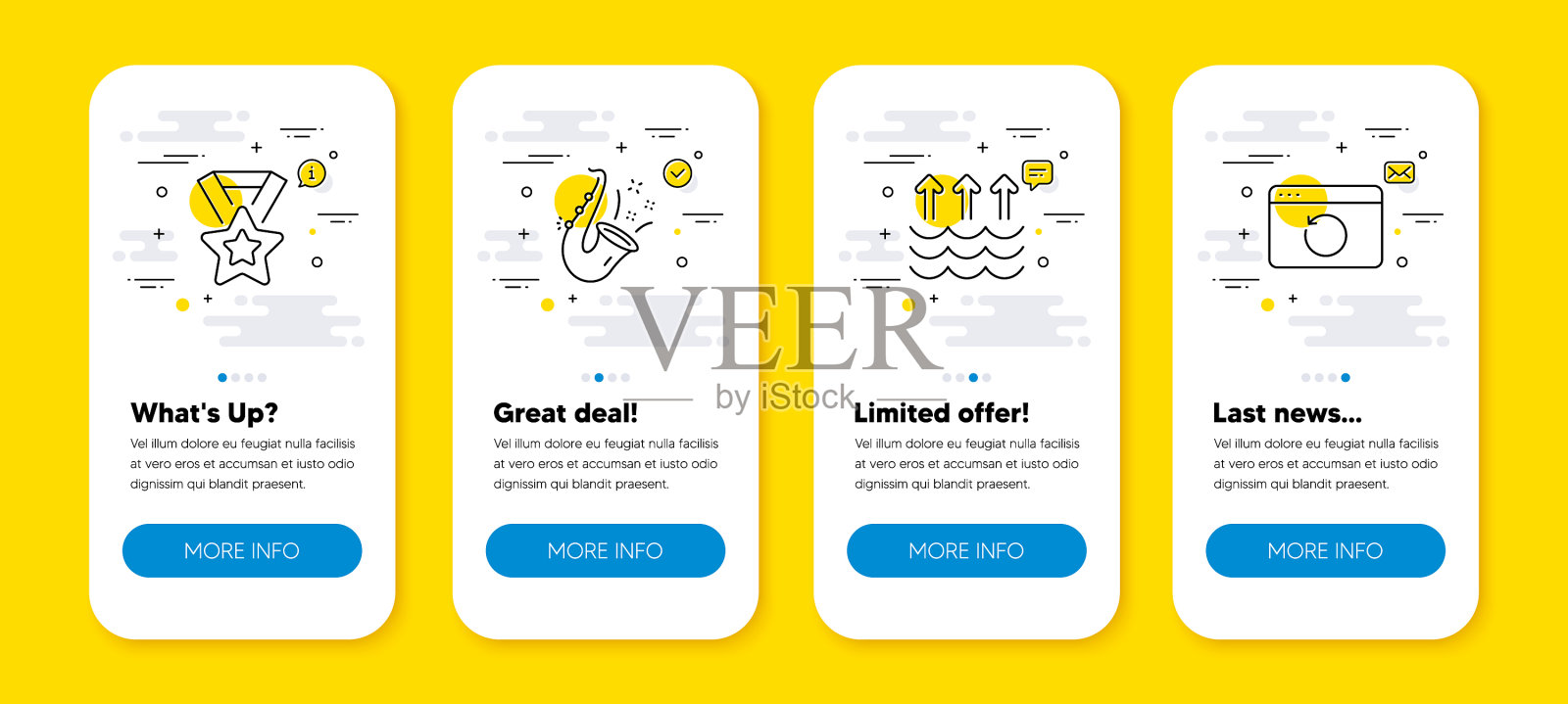 集蒸发赢家丝带和爵士图标素材