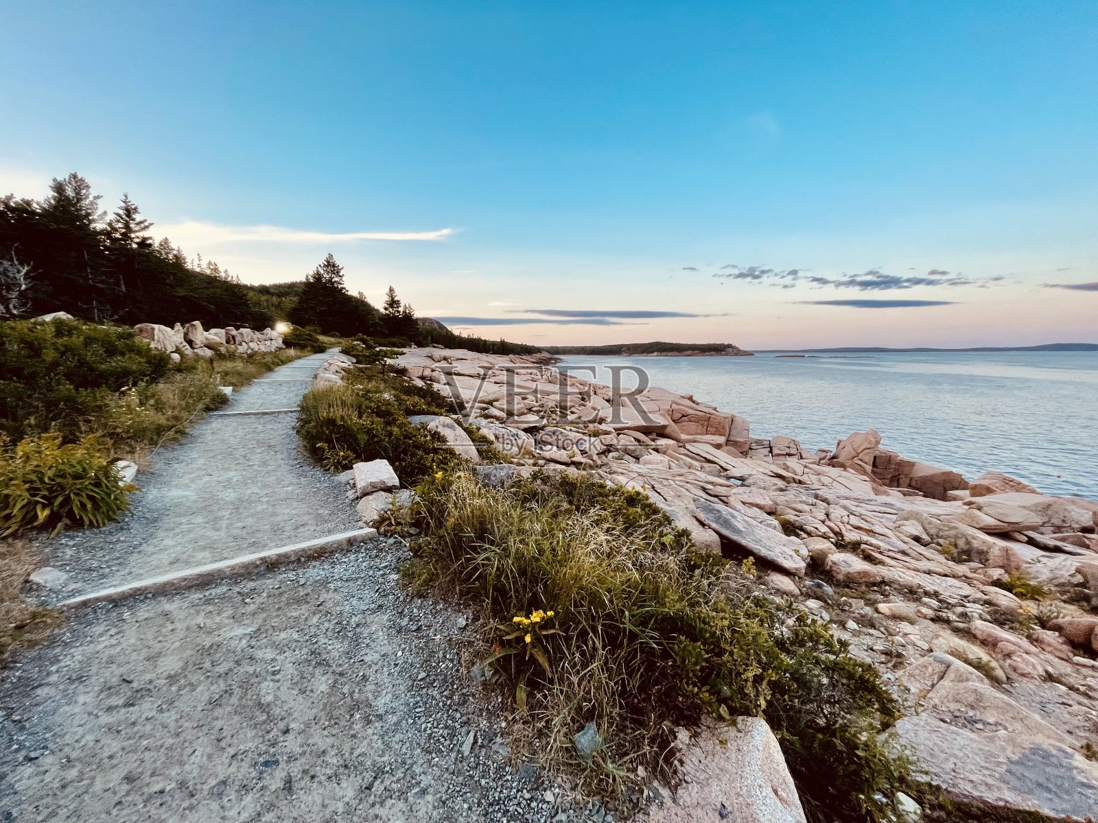 海洋之路-阿卡迪亚国家公园照片摄影图片