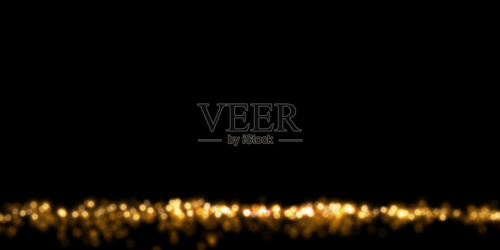 金色和黑色抽象奢华的背景。插画图片素材