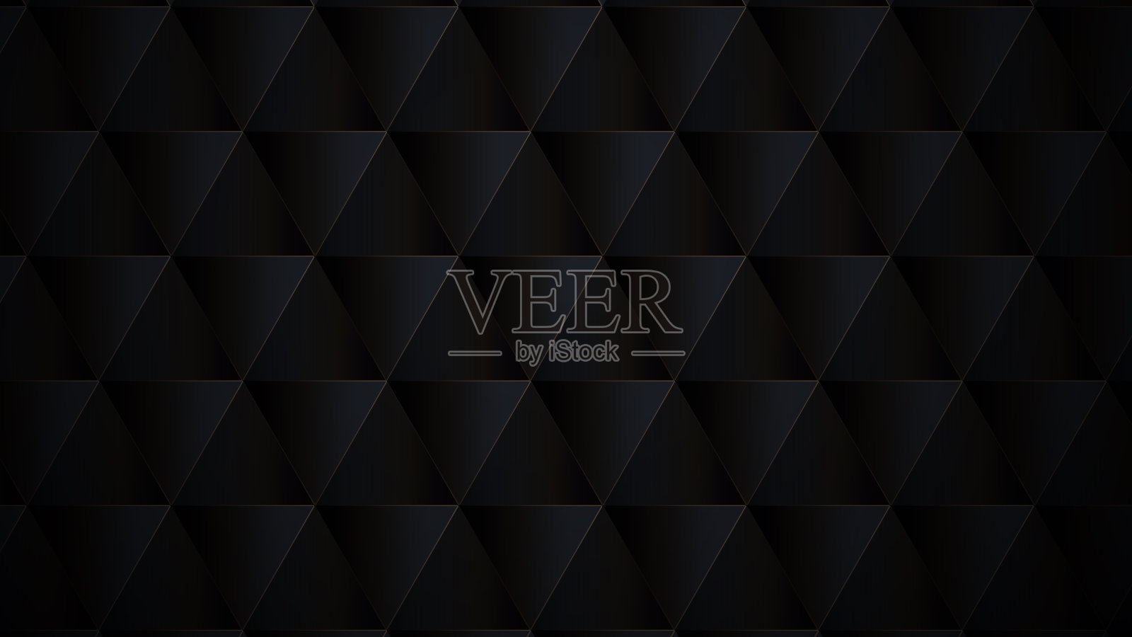抽象三维几何黑金线图案背景。矢量图插画图片素材