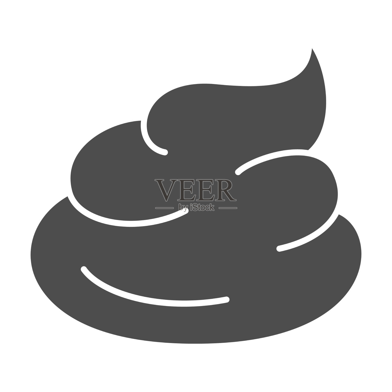 用来做咖啡的鲜奶油，固体食品和图标素材