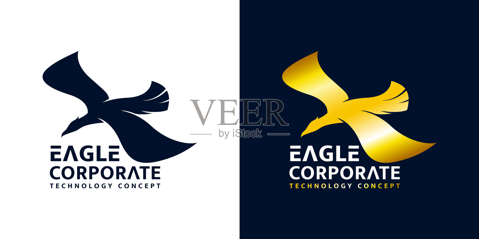 鹰标志插画图片素材