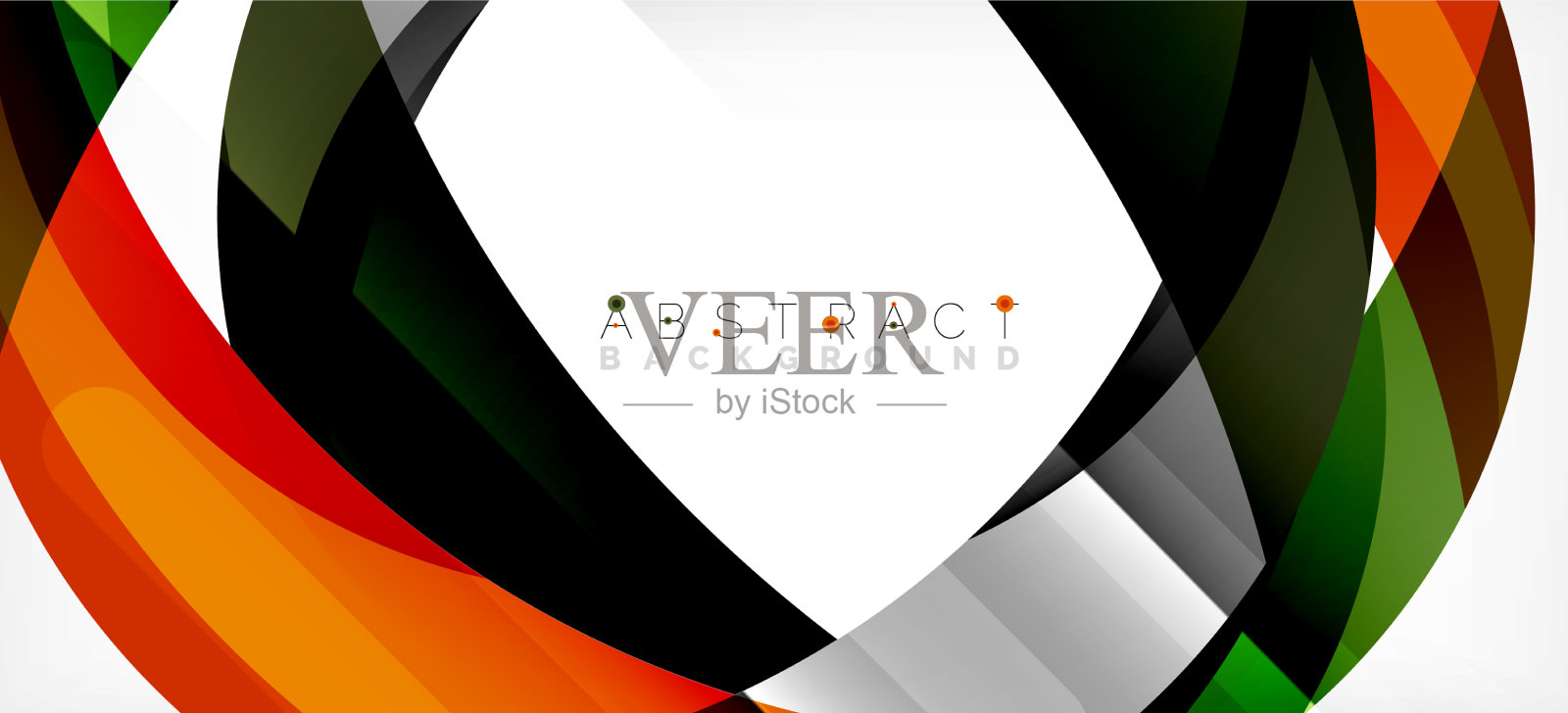 颜色圈形状最小的几何背景插画图片素材