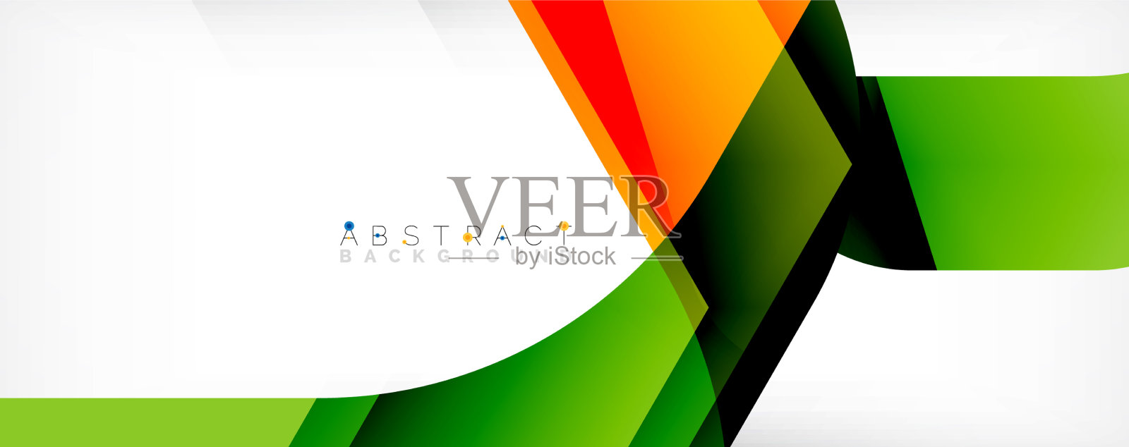 最小抽象背景-颜色重叠插画图片素材