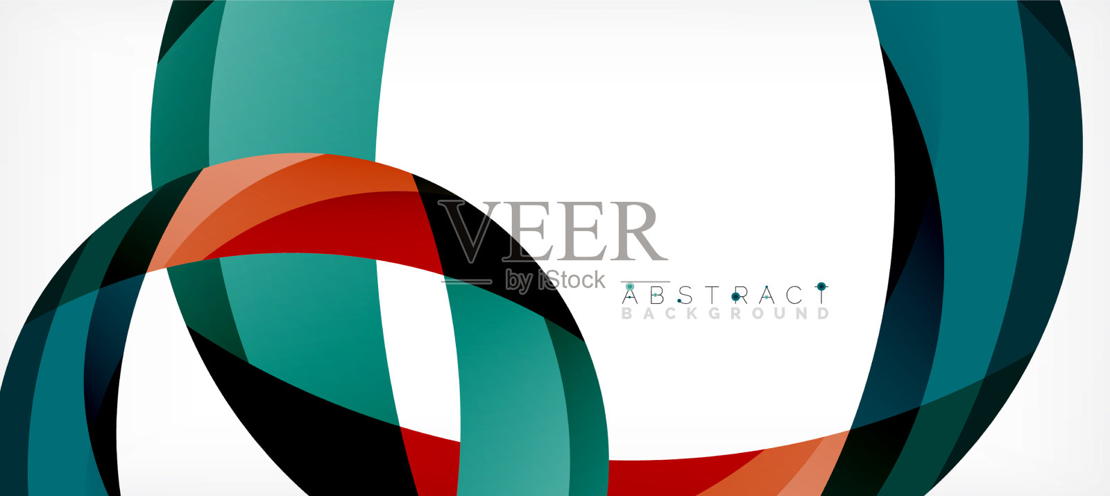 颜色圈形状最小的几何背景插画图片素材