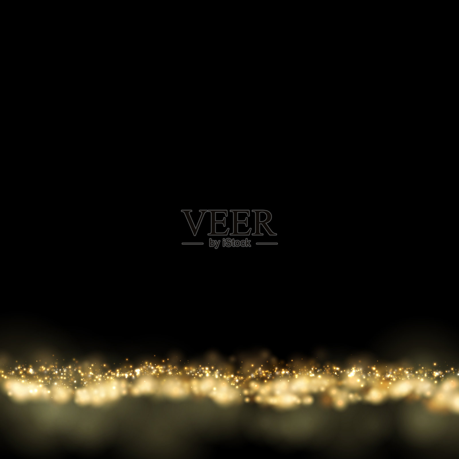 金色和黑色抽象奢华的背景。插画图片素材