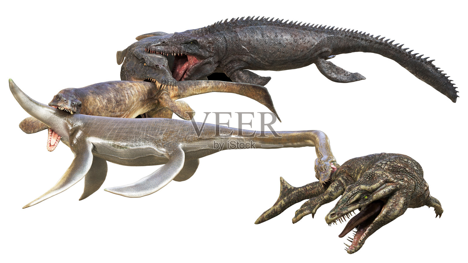 海怪系列，背景。三维渲染照片摄影图片