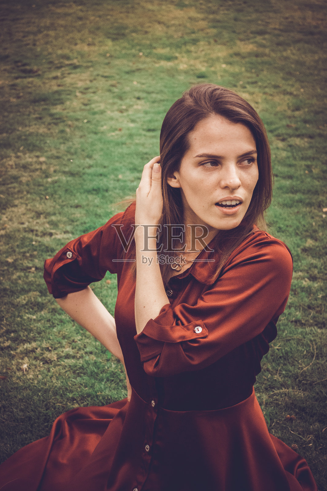 女人的肖像照片摄影图片