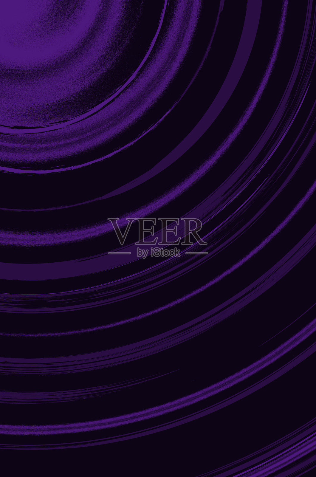 黑紫色圆形垃圾波浪条纹图案抽象背景噪音纹理暗紫外光线在一排背景复古风格照片摄影图片