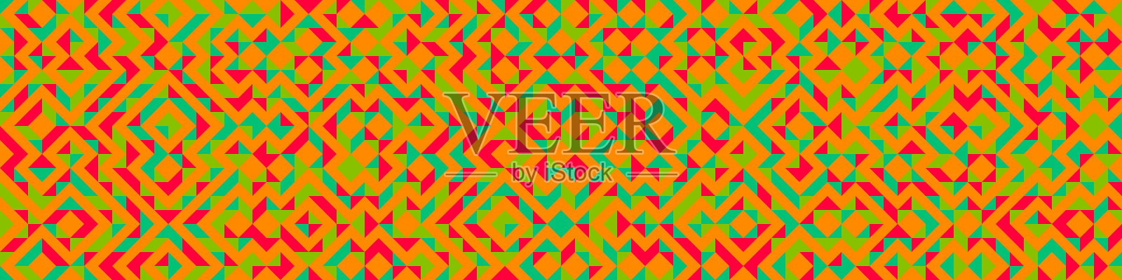 抽象几何图形生成计算艺术插图插画图片素材