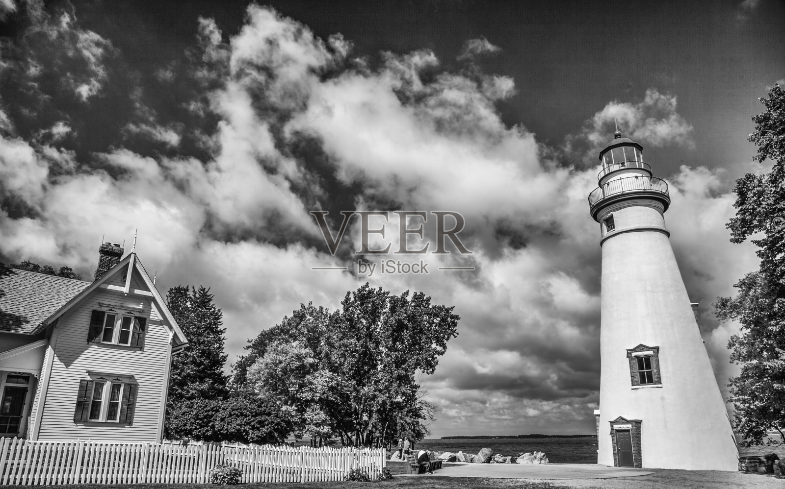 马布尔黑德灯塔照片摄影图片