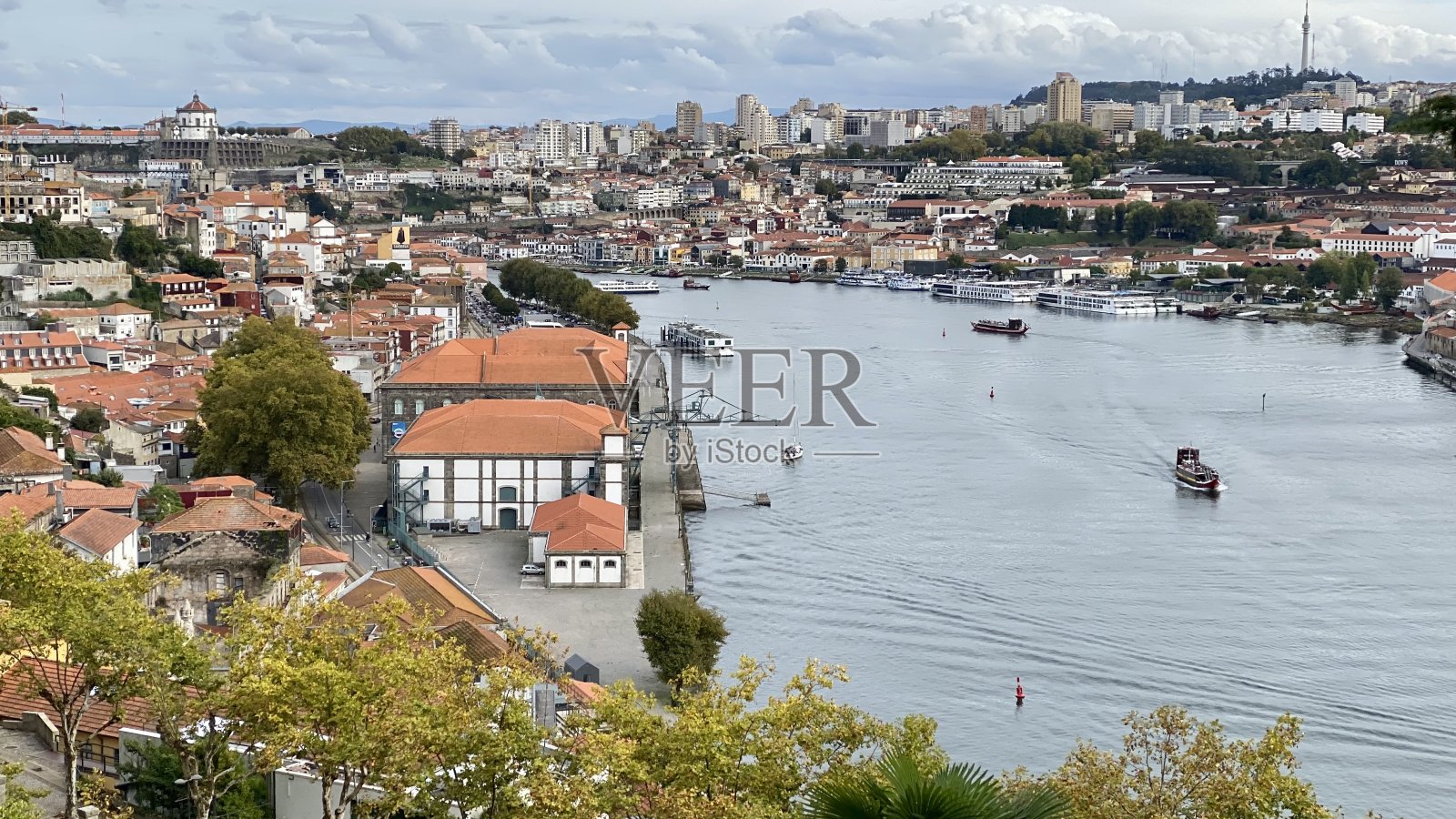 波尔图大桥城市河流房屋建筑装饰设计金属混凝土人行桥火车交通旅游游客旅游目的地城镇城市喷泉水公园景观照片摄影图片