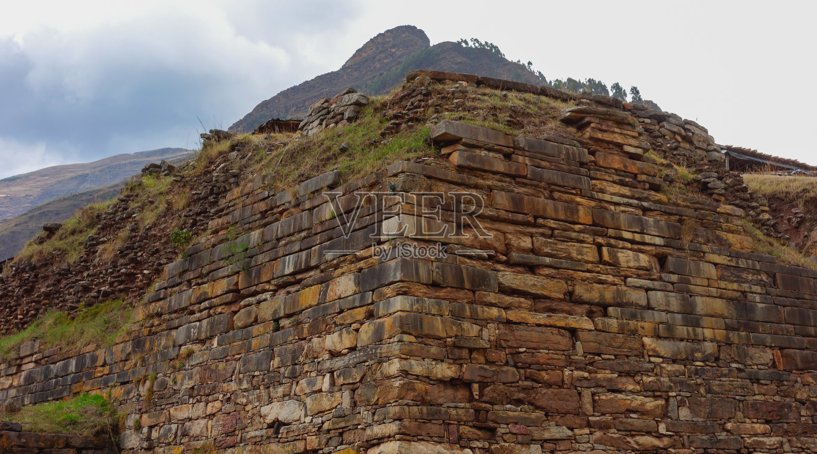 查文考古遗址，秘鲁。前印加时代的历史文化遗迹照片摄影图片