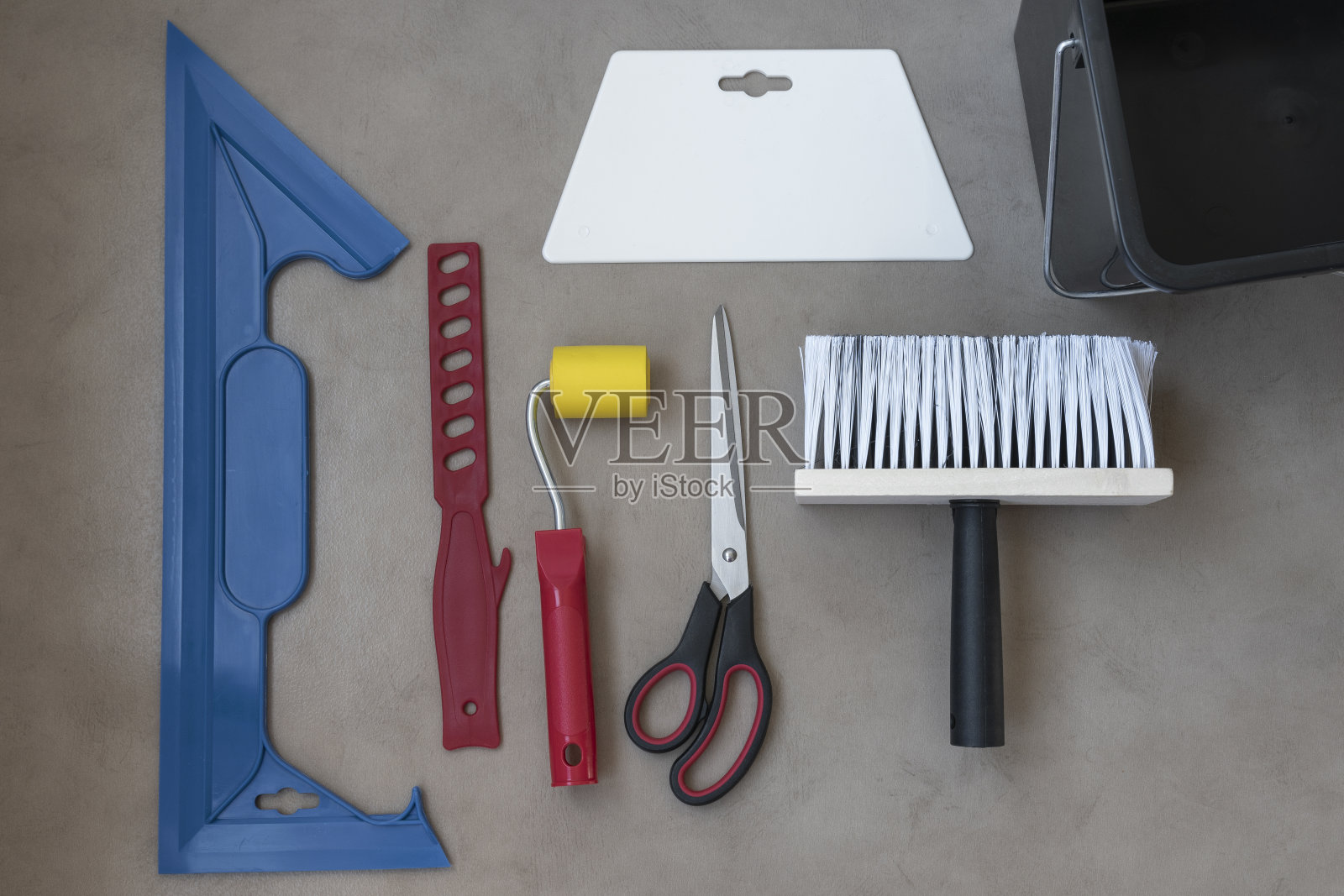 必不可少的墙纸工具的墙壁照片摄影图片