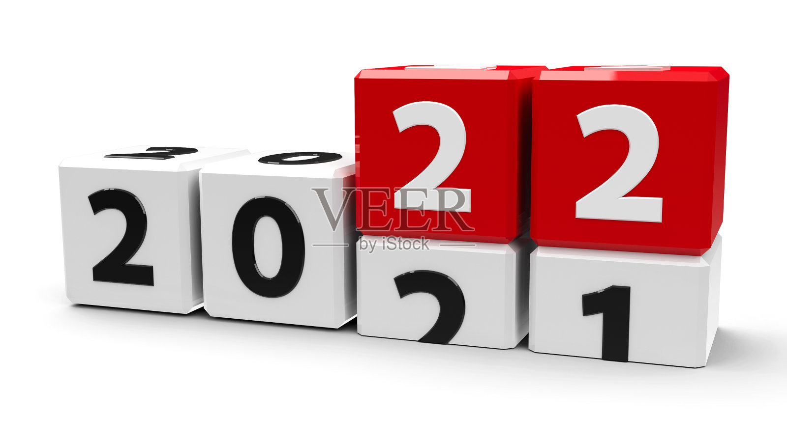 白色立方体2022照片摄影图片