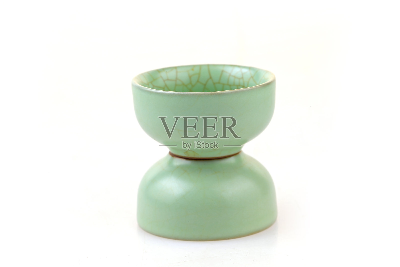 茶具，白色背景上的杯子照片摄影图片