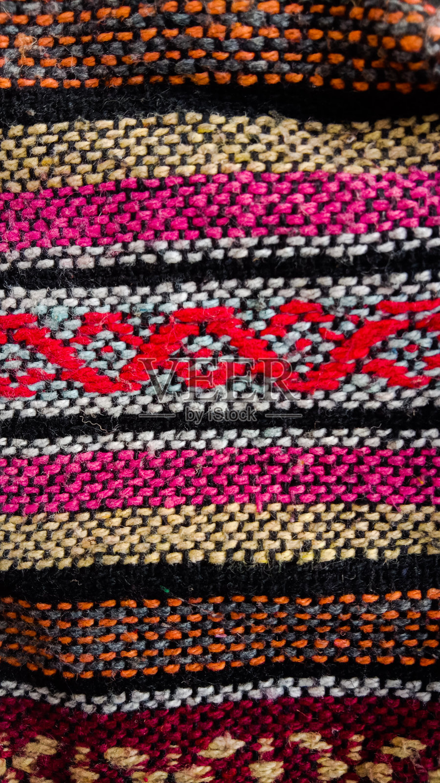 传统民族织物图案背景照片摄影图片