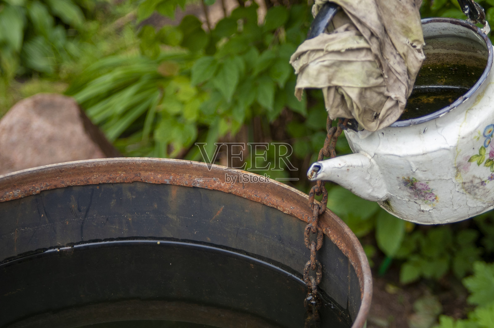 旧桶照片摄影图片