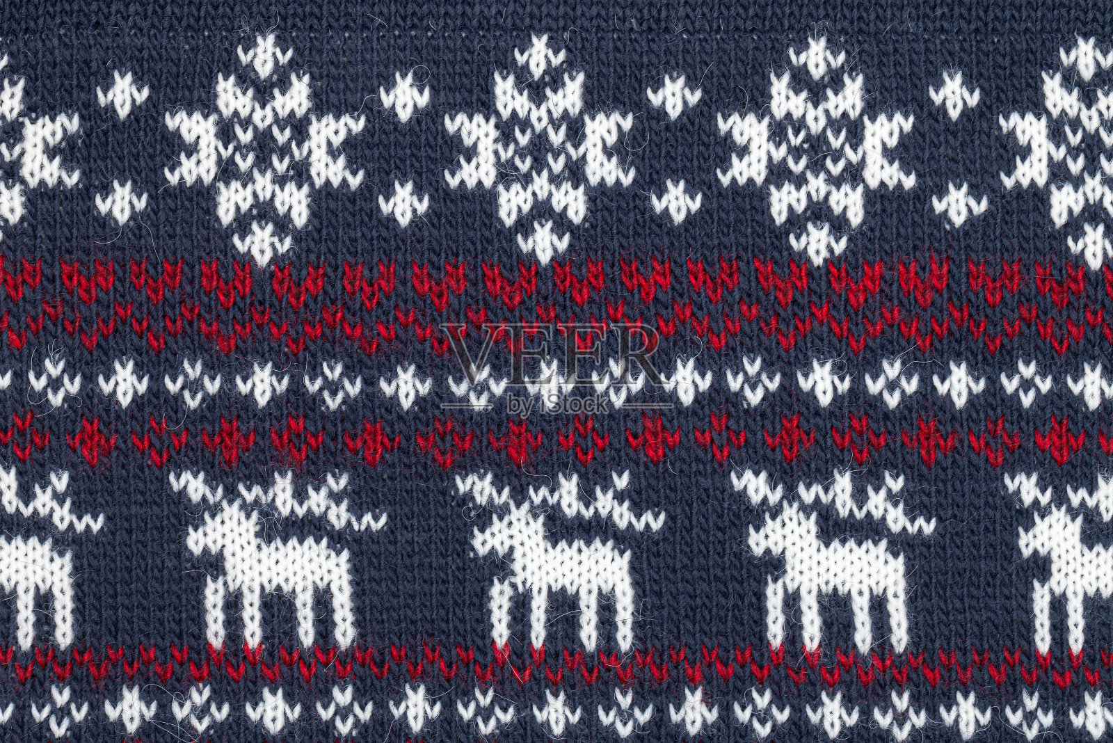 驼鹿针织布装饰照片摄影图片