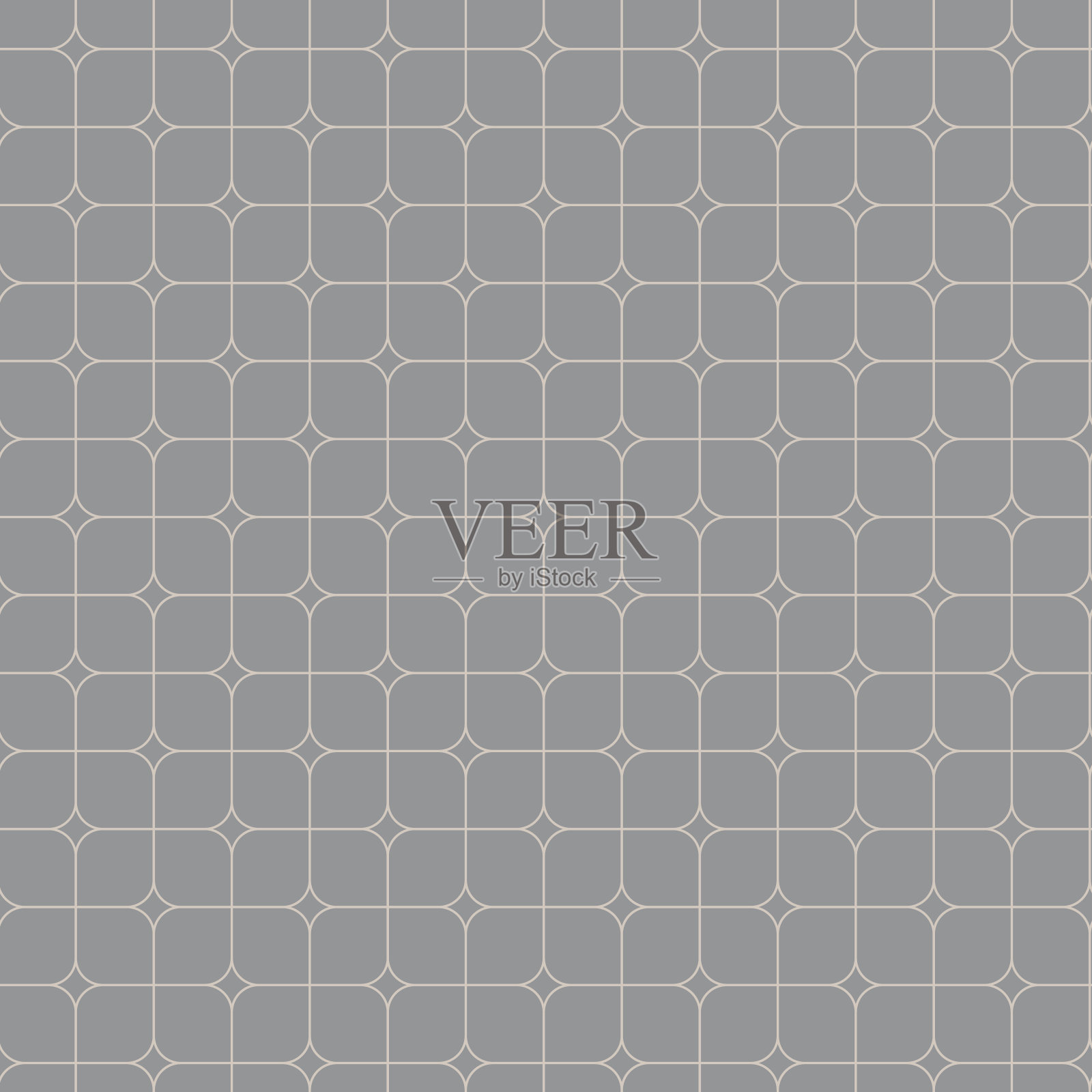 几何矢量无缝模式上的灰色背景插画图片素材