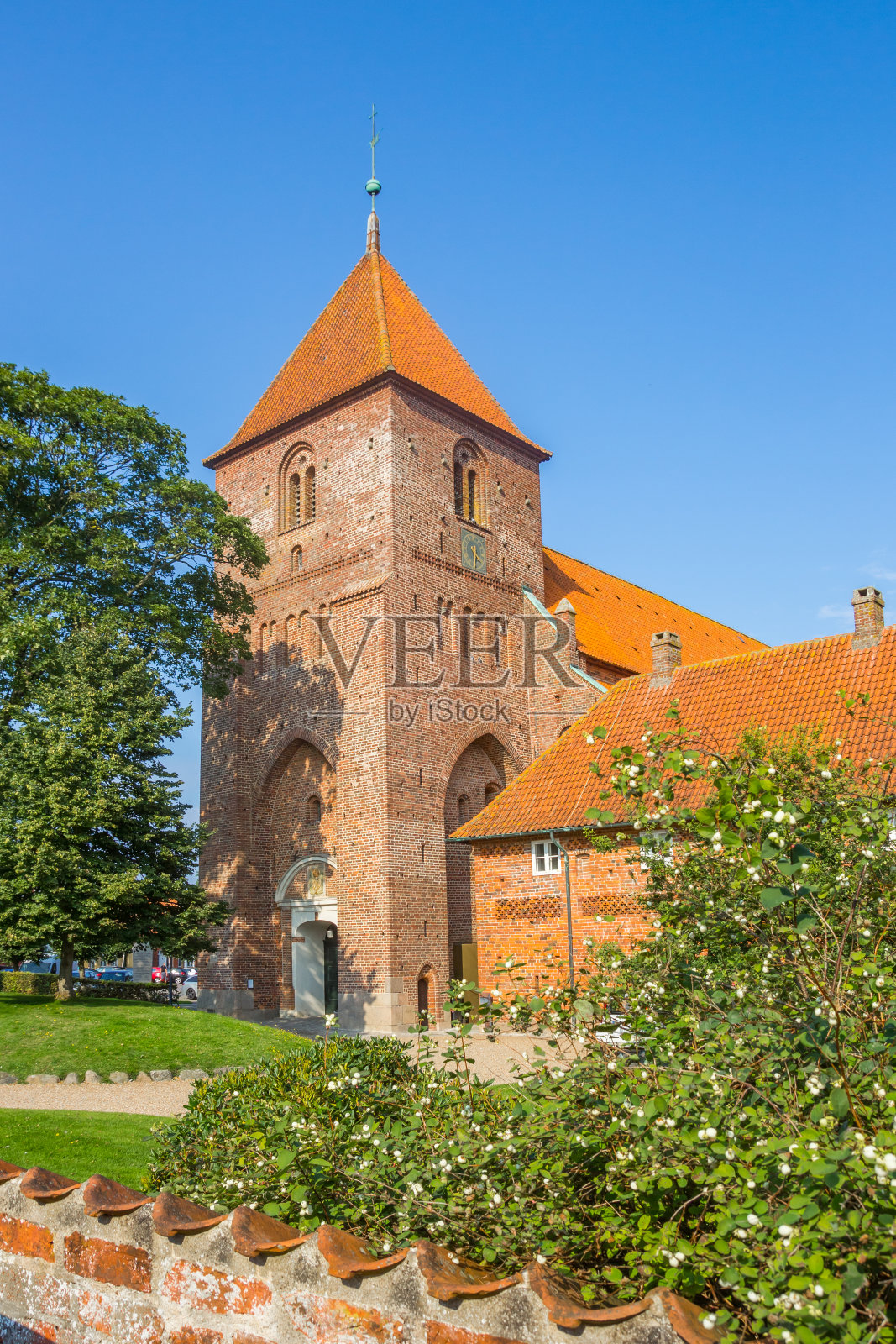 里贝历史悠久的圣凯瑟琳修道院的塔照片摄影图片