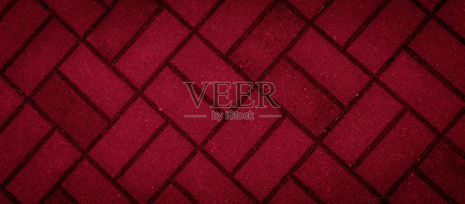 红色铺路石与可见的细节。背景或纹理照片摄影图片