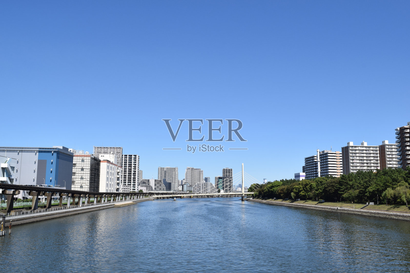 日本东京品川区全景图照片摄影图片