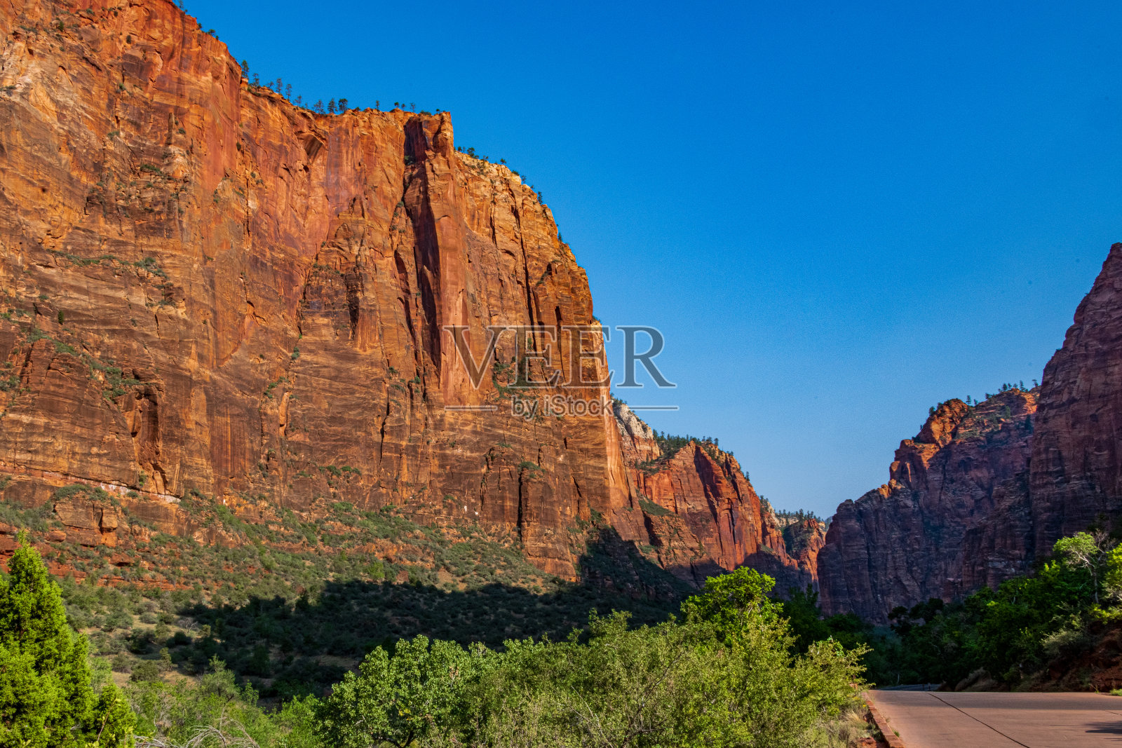 锡安国家公园的冰箱峡谷照片摄影图片