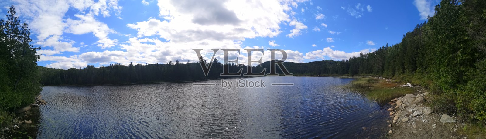 湖全景照片摄影图片