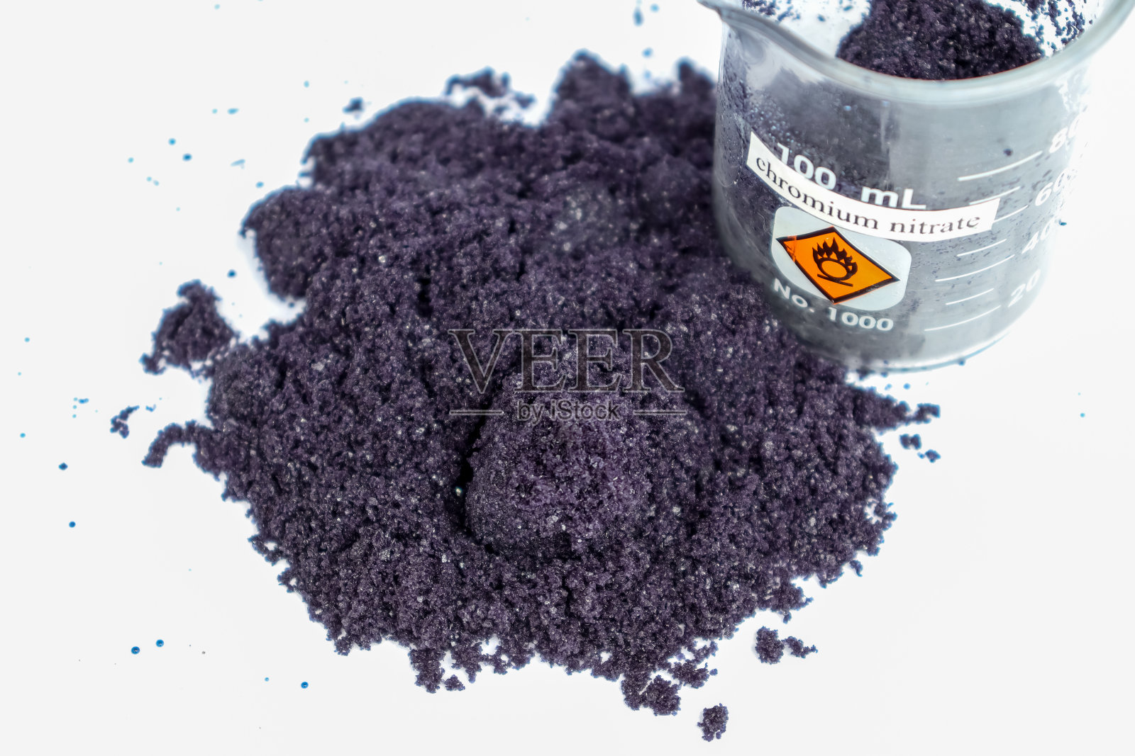 硝酸铬，一种氧化剂照片摄影图片