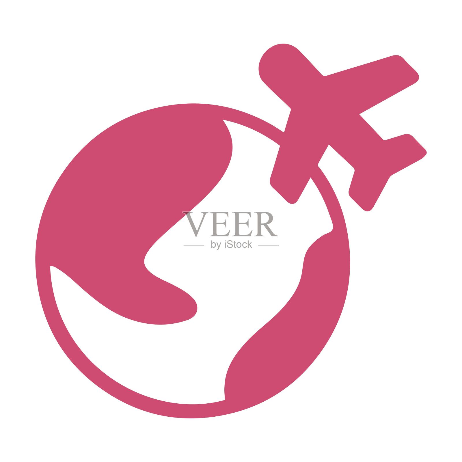 地球，地球，国际飞行，行星，世界旅行，世界旅行图标图标素材