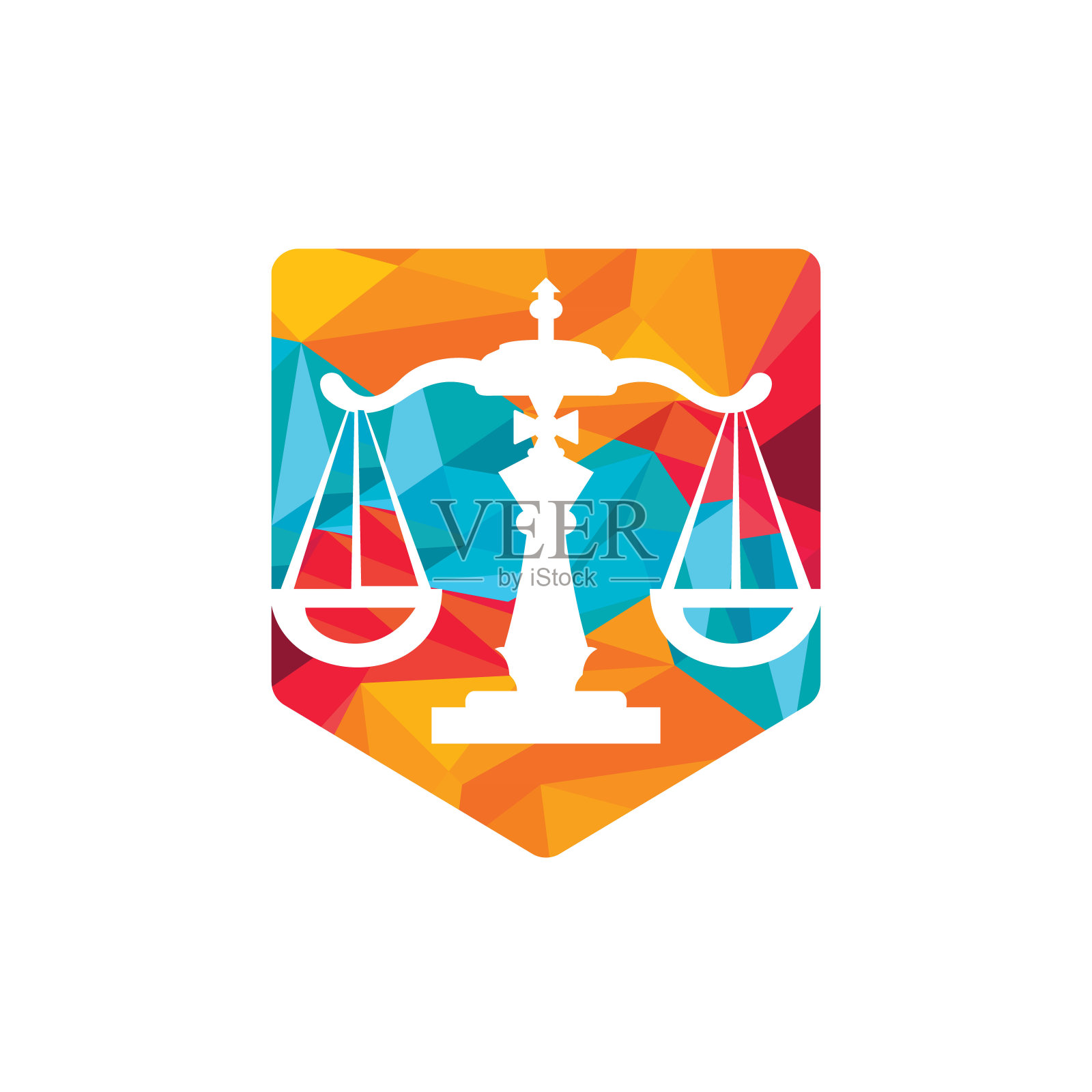 国际象棋法律矢量设计模板插画图片素材