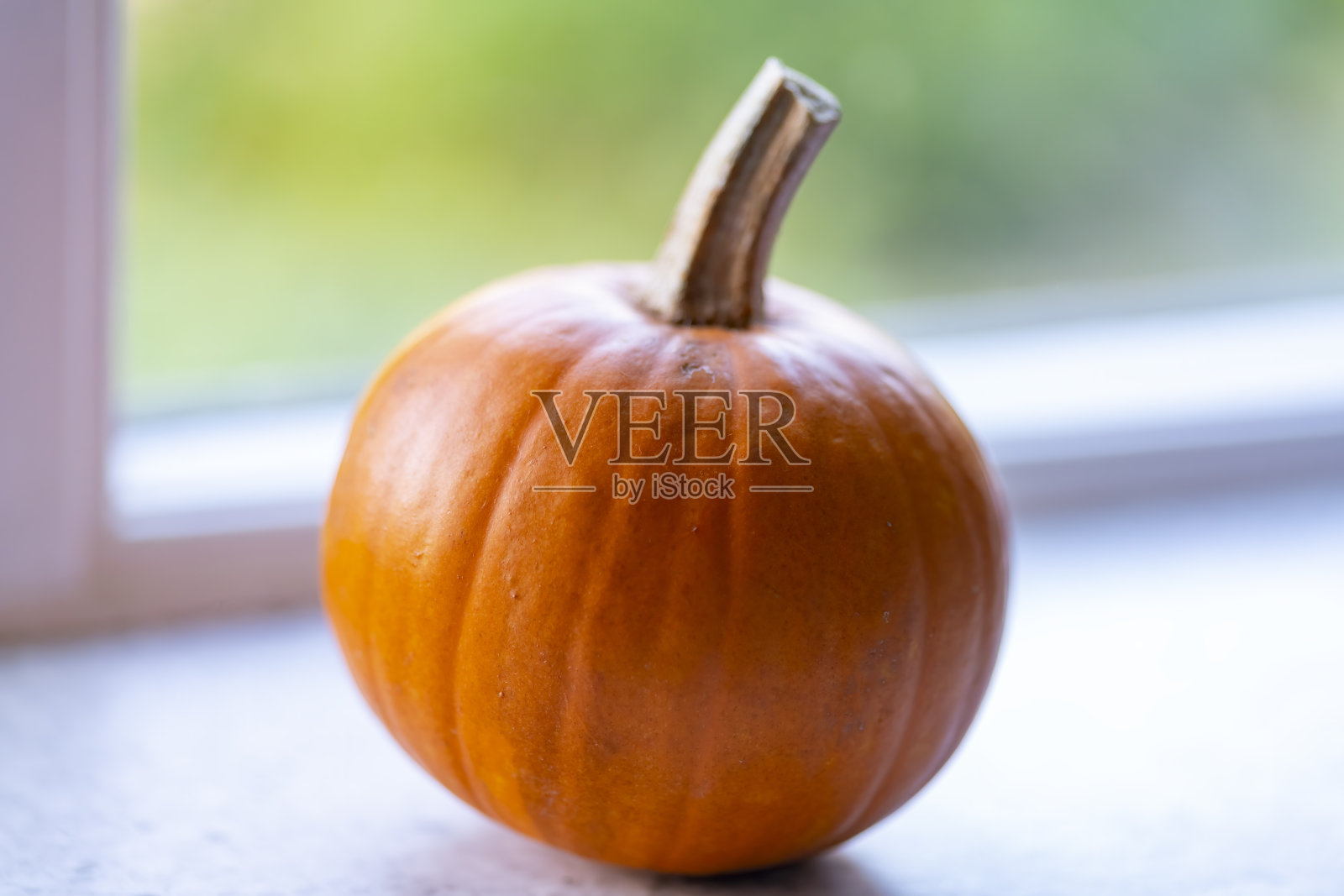 窗台上的南瓜照片摄影图片