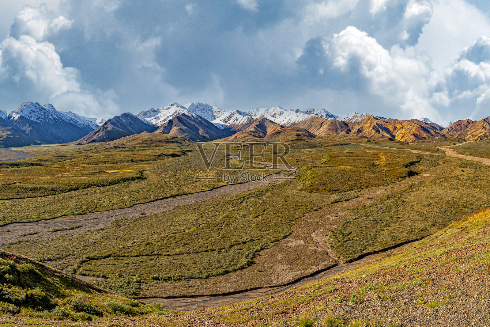 德纳里公园阿拉斯加全景照片摄影图片