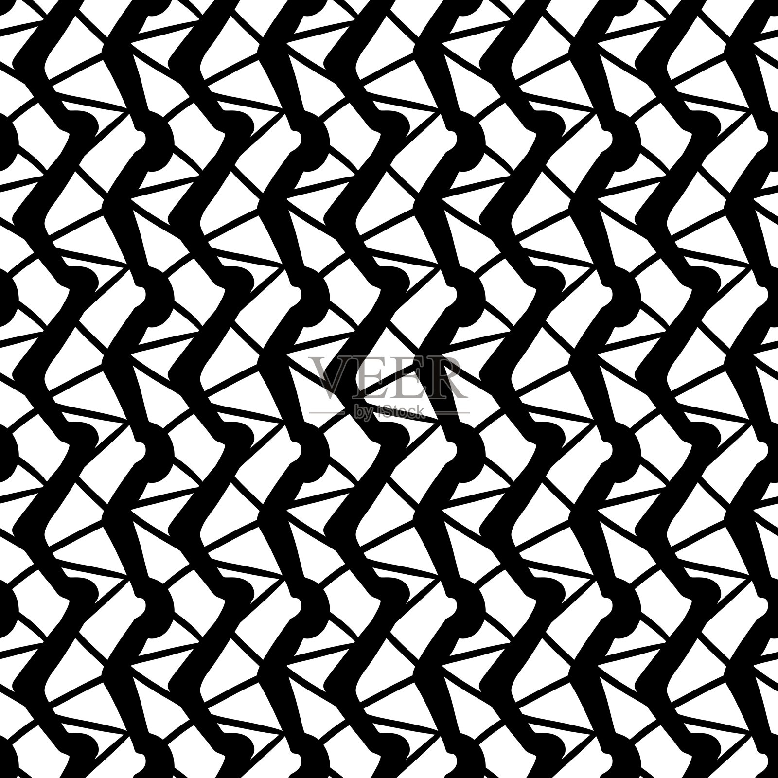 抽象背景的无缝模式插画图片素材