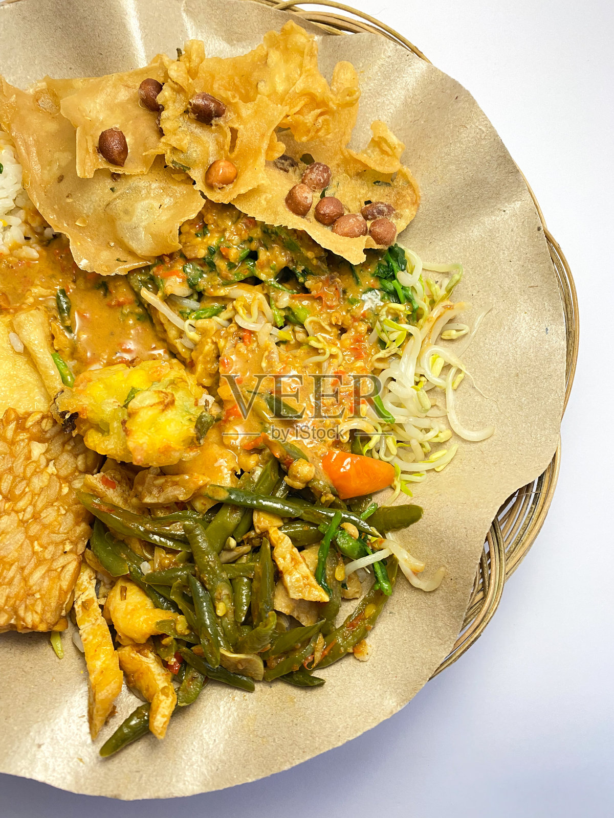 爪哇什锦蔬菜沙拉照片摄影图片