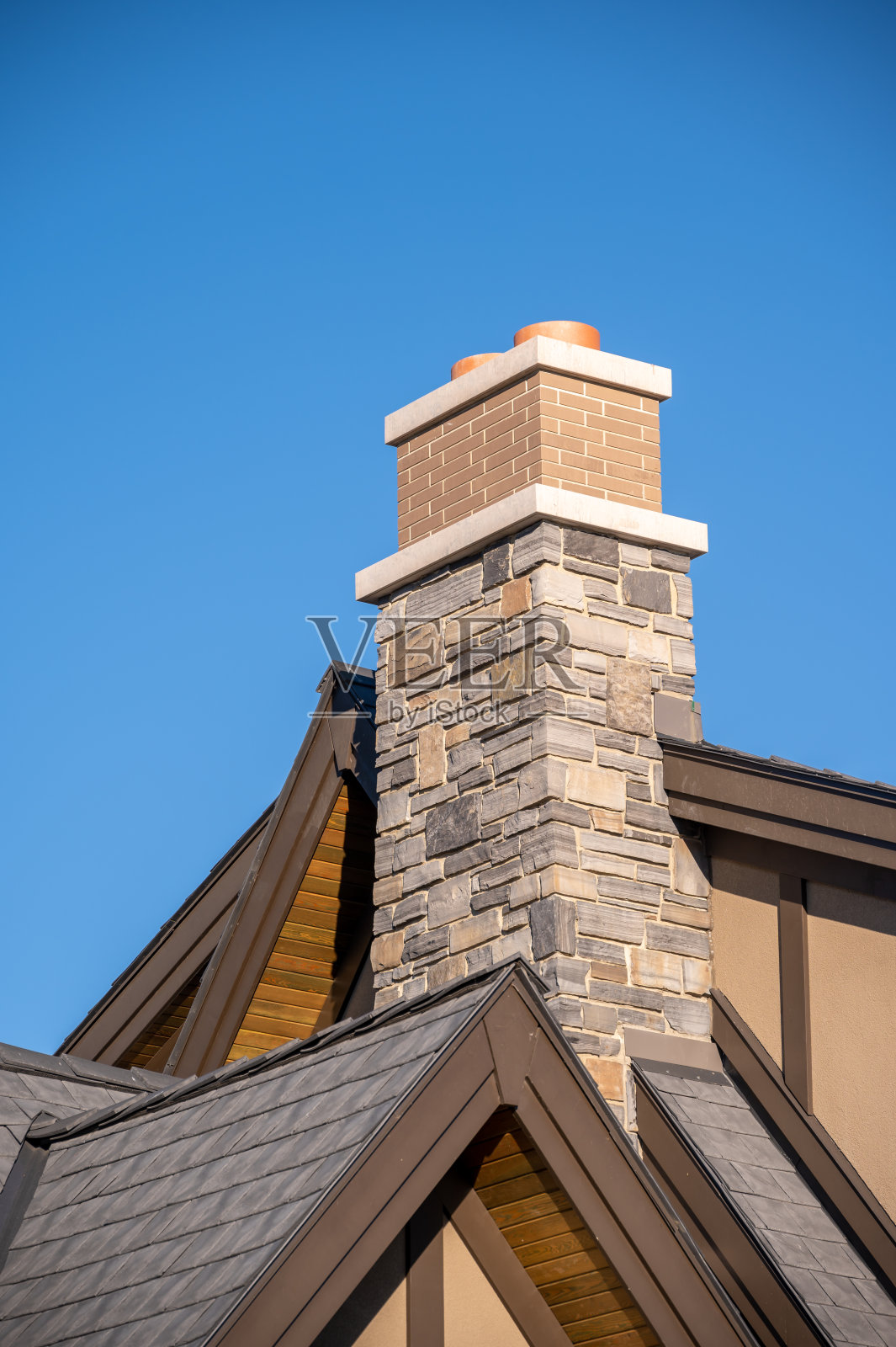 现代家居烟囱照片摄影图片